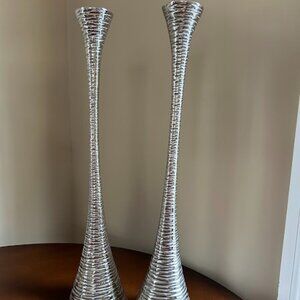 Michael Aram Twist Candle Holders CandleStick 16” Tall